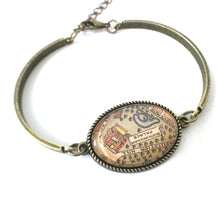 Load image into Gallery viewer, Buckingham Palace Vintage Map Bracelet