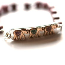 Load image into Gallery viewer, Elephant Bracelet // Delicate Beaded Bracelet // Motivational Gift