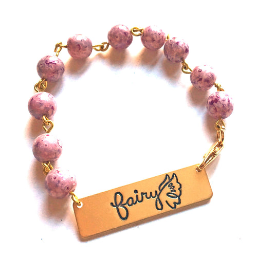 Fairy Quote Bracelet // Inspirational Bracelet // Perfect Gift for Girl