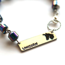 Load image into Gallery viewer, Unicorn Quote Bracelet // Inspirational Bracelet // Perfect Gift for Girl