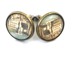 Load image into Gallery viewer, Piazo San Marco Venice Vintage Map Cufflinks