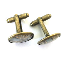 Load image into Gallery viewer, Venice Vintage Map Cufflinks