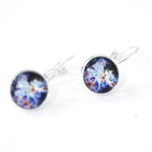 Load image into Gallery viewer, Copy of Super Nova 12mm Glass Dome Cabochon Dangle Earrings // Gift Under $25
