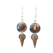 Load image into Gallery viewer, Girl on Fire Crystal Glass Fire Earrings