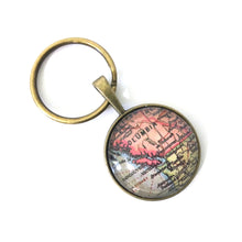 Load image into Gallery viewer, British Columbia Vintage Map Small Pendant
