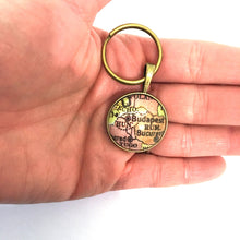 Load image into Gallery viewer, Budapest Vintage Map Small Pendant