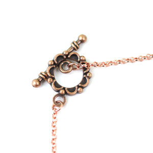 Flourish Sakura Copper Small Pendant // Perfect Gift for Her