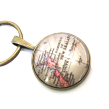 Load image into Gallery viewer, New Zealand Vintage Map Small Pendant