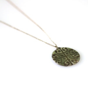 Round Shield Necklace // Game of Thrones Inspired Pendant // Perfect Gift for Her
