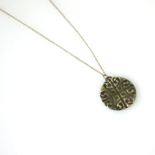 Load image into Gallery viewer, Round Shield Necklace // Game of Thrones Inspired Pendant // Perfect Gift for Her